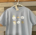 作品オーガニックコットンTシャツ《パン柄》（Mサイズ）