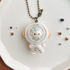 作品《羊毛フェルト》宇宙飛行士ひつじくん＊ミントグリーン＊