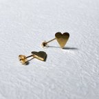 作品まっすぐな気持ち・ハートピアス【"massugu na kimochi" Heart pierce(gd)】