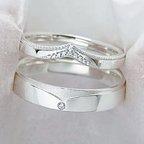 作品✨✨人気✨カップルペアリング刻印可　指輪　結婚　リング　単品　ペア