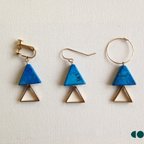 作品Summer Triangle  Earring ターコイズ