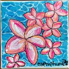 作品sea pink plumeria