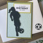 作品【誕生日カード・バースデーカード】サッカー女子へ贈るカード⚽️