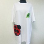 作品テントウムシ 　Tシャツ　ビッグシルエット　昆虫