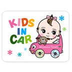 作品キューピーちゃんの『KIDS IN CAR』マグネットステッカー