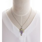 作品紫陽花のネックレス