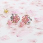 作品【桜ぼんぼり＊ピアス＊】-お花見しよう♪-