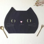 作品✴︎オーダchocolat3390様✴︎黒猫のランチョンマット