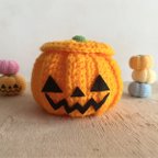 作品ハロウィン!! かぼちゃの小物入れ🎃