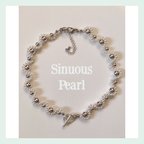 作品【 Sinuous 】 Pearl  ネックレス / ブレスレット 