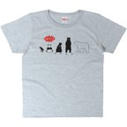 作品クマ出没キケンＴシャツ　レディース