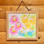 作品秋の花ドレス　原画