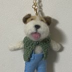 作品羊毛フェルト犬＊ワイヤーフォックステリア＊ハンドメイド