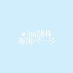 作品wing20様専用ページ✩.*˚