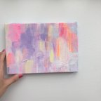 作品絵画　キャンディー色のサンセット