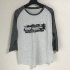 作品手刷りシーバス 五分丈T-shirt 6.0oz