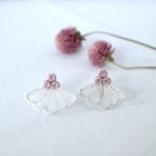 作品ornament pink イヤリング/ピアス