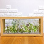 作品（受注生産）transparent 横長30ｃｍ×14ｃｍ【空間を使ったデザイン】