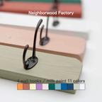 作品4 wall hooks／milk paint 11colors／wall storage／壁掛けフック （ウォールフック 壁面収納 帽子掛け バッグ掛け  コート掛け 玄関収納 リビング収納）