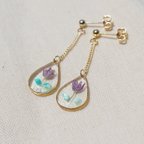 作品レジン×お花アクセサリー🌼