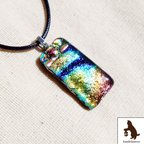 作品Dichroic glass pendant ダイクロガラスのペンダント（KL00009）