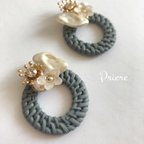 作品＊夏ビジューアクセサリー(ピアス・イヤリング・チタンピアス)＊