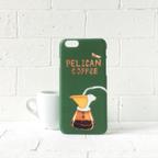 作品iPhone5〜X対応！iPhoneハードケース【Pelican coffee】ペリカン型のコーヒーメーカー⁉︎