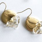 作品溶けた氷ピアス (gold)