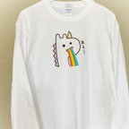 作品【L】なまいきゆるこーん　おぇーTシャツ