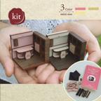 作品 miniサイズ【ショコラティエ】木工キットの小さなお店♪ミニチュア手作りキット