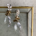 作品volume crystal flower /pierce