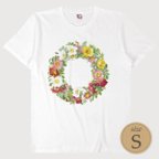 作品S〔T0001〕Les Roses（574512）／ルドゥーテ／バラ／薔薇／ローズ／【Les Roses Collection】S M L XL Tシャツ