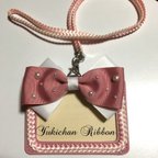 作品リボンレイ ネックストラップ Yukichan Ribbon