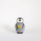 作品お花とほっこりペンギンさん