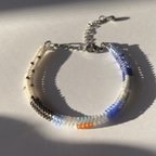 作品ビーズブレスレット, beaded bracelet 