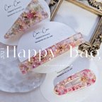 作品【･.｡*･.｡*2024 Happybag･.｡*･.｡*】ピンク系3点セット/ レジンヘアクリップ/ドライフラワーアクセサリー/福袋