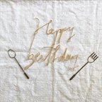 作品mamekoさま　専用ページ/ happy birthday ＆spoon.fork
