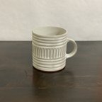 作品陶器　しのぎマグカップ