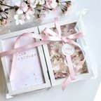 作品【限定お値下げ・送料無料】満開の桜フォトフレーム　写真立て　桜　お祝い　人気　合格　卒業　入学　卒園　入園　可愛い　上品　おしゃれ　長持ち　写真　造花　インテリア雑貨　春　ピンク　白　パステルカラー　