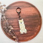 作品【OUTLET】北海道犬キーホルダー