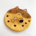 作品《お値下げ》ねこクッキーアクセサリートレー