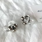 作品ice crystal earrings