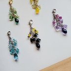 作品SWAROVSKI 蝶ドロップチャーム