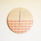 作品▶ 掛け時計 ▷ 木製 ▶ E04_Pink
