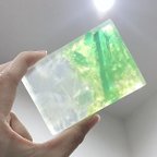 作品💠宝石石鹸💠clear ＆ green