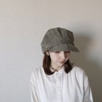 作品ゆったり涼しげキャスケット✳︎日本製の優しいコットン素材の帽子