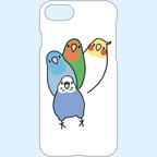 作品【対応機種多数】インコスマホケース