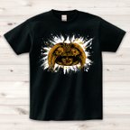 作品【Tシャツ】 武田信玄_兜/黒