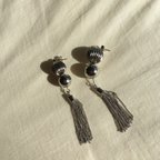 作品chain tassel earring & pierce   .