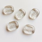 作品【20個/13x10x5mm】縦穴  楕円形　オーバル　ビーズ　ハンドメイドパーツ　k/楕円形